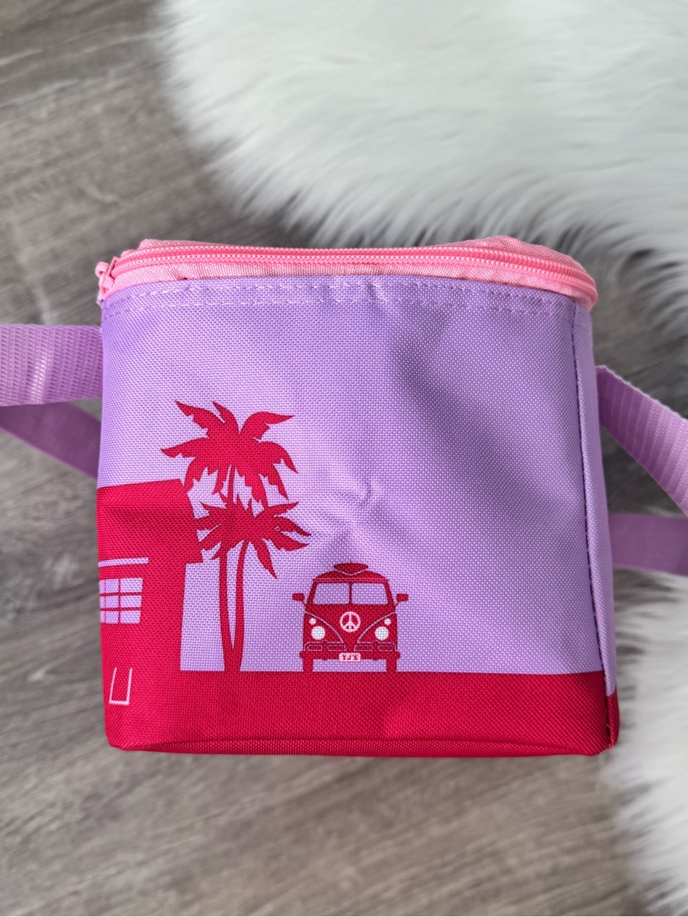 🩷Trader Joe's Mini Insulated Bag -  Pink - Picture 6 of 10